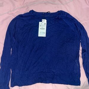 NWT Blue Zara Sweater